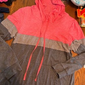 brand new colorblock hoodie